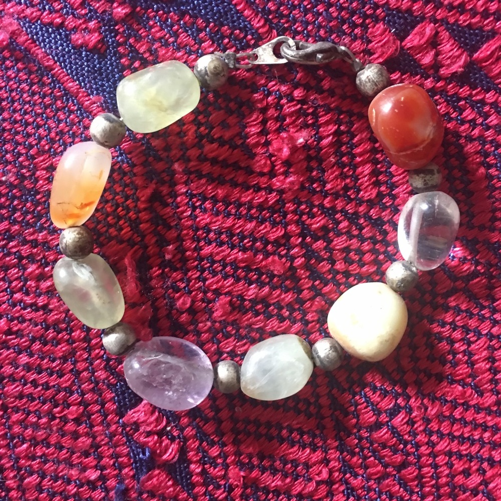 Semi precious stones braclet